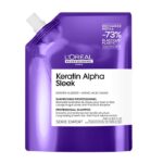 Serie Expert Keratin Alpha Sleek szampon wygładzający refill 500ml