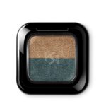 Bright Duo Eyeshadow podwójny cień do powiek uwalniający intensywny kolor 15 Classic Gold / Green Teal 1.8g