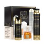 Khamrah zestaw woda perfumowana spray 100ml + dezodorant spray 200ml + odświeżacz powietrza 300ml