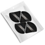 Trójkątny puszek do pudru Czarny 4szt