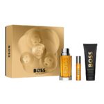 Boss The Scent For Him zestaw woda toaletowa spray 100ml + woda toaletowa spray 10ml + żel pod prysznic 100ml