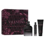 Uomo Born in Roma zestaw woda toaletowa spray 100ml + żel pod prysznic 75ml + woda toaletowa spray 15ml