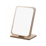 Lusterko kosmetyczne stojące Drewniane