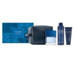 Seductive Homme Blue zestaw woda toaletowa spray 100ml + dezodorant spray 226ml + żel pod prysznic 100ml + kosmetyczka