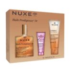Huile Prodigieuse Or zestaw suchy olejek 100ml + szampon do włosów 30ml + olejek pod prysznic 100ml