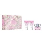 Bright Crystal zestaw woda toaletowa spray 50ml + żel pod prysznic 50ml + balsam do ciała 50ml