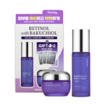Retinol with Bakuchiol zestaw serum do twarzy 50ml + krem do twarzy 50g + maski w płachcie 3x22ml