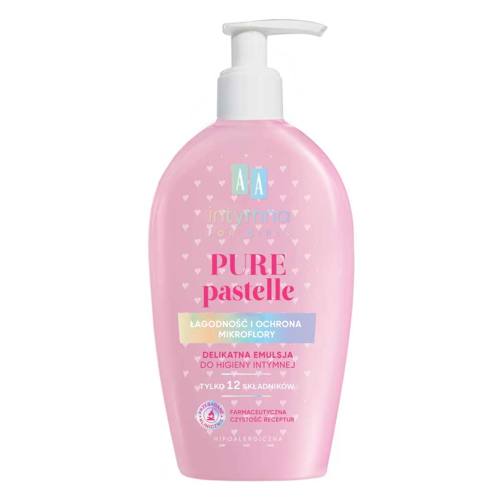 10038701647266914 Intymna Pure Pastelle delikatna emulsja do higieny intymnej 300ml - obrazek 1