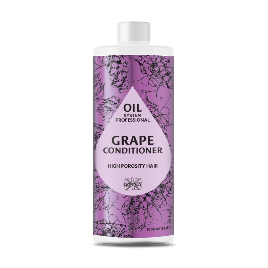 10042231696600873 Professional Oil System High Prosity Hair odżywka do włosów wysokoporowatych Grape 1000ml - obrazek 1