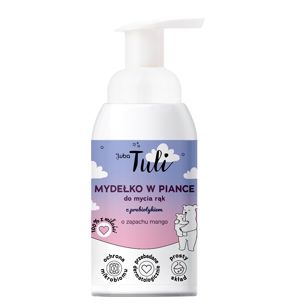 10052461674654574 Tuli mydełko w piance do mycia rąk z prebiotykiem 250ml - obrazek 1