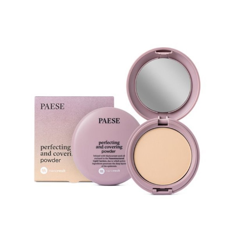 10098701582622725 Nanorevit Perfecting and Covering Powder puder upiększająco-kryjący 04 Warm Beige 9g - obrazek 1