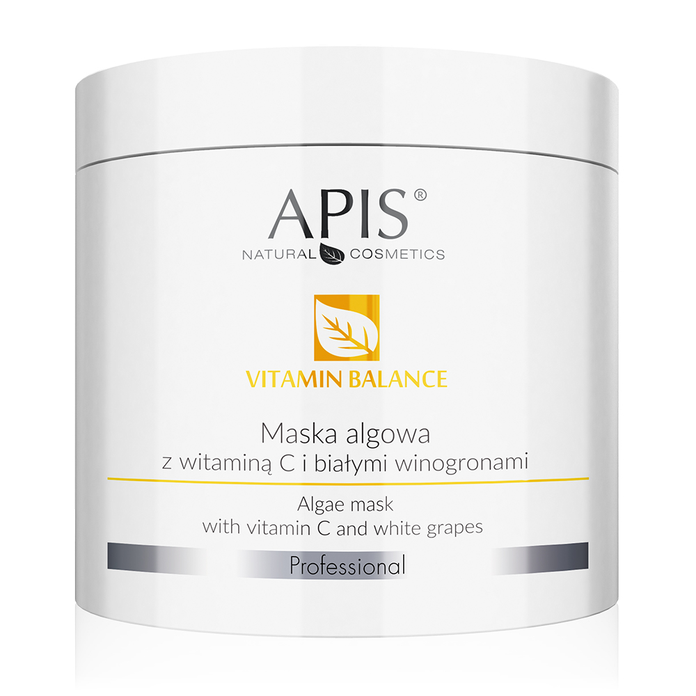 10171851660032947 Vitamin Balance maska algowa z witaminą C i białymi winogronami 200g - obrazek 1