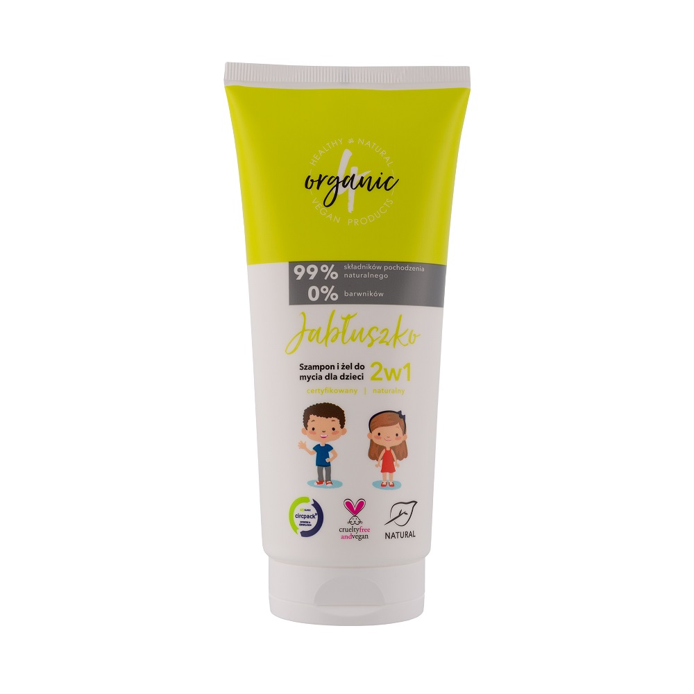 10261281612439022 Jabłuszko żel i szampon do mycia dla dzieci 2w1 200ml - obrazek 1