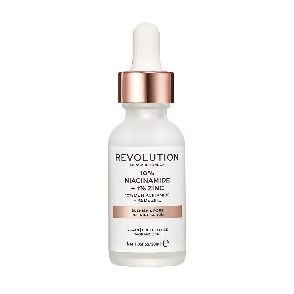 10293681661232871 Skincare 10% Niacinamide + 1% Zinc Blemish & Pore Refining Serum wygładzające serum na rozszerzone pory do cery tłustej 30ml - obrazek 1
