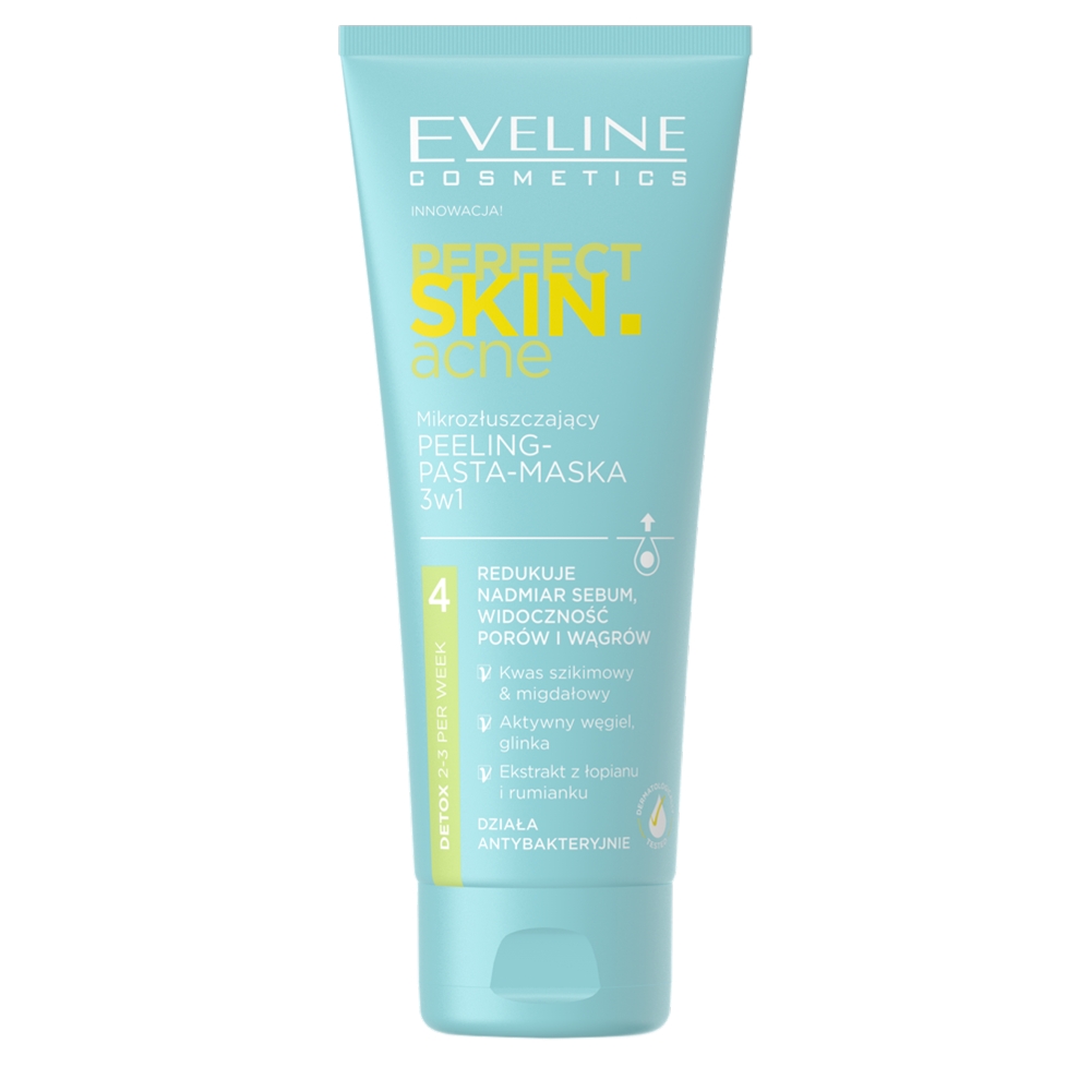 10344371675843418 Perfect Skin.acne mikrozłuszczający peeling-pasta-maska 3w1 75ml - obrazek 1