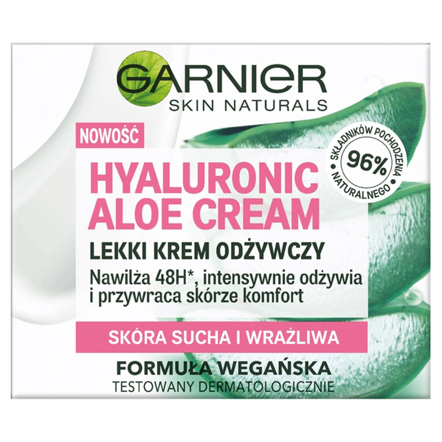 10404591653373071 Hyaluronic Aloe Cream lekki krem odżywczy do skóry suchej i wrażliwej 50ml - obrazek 1