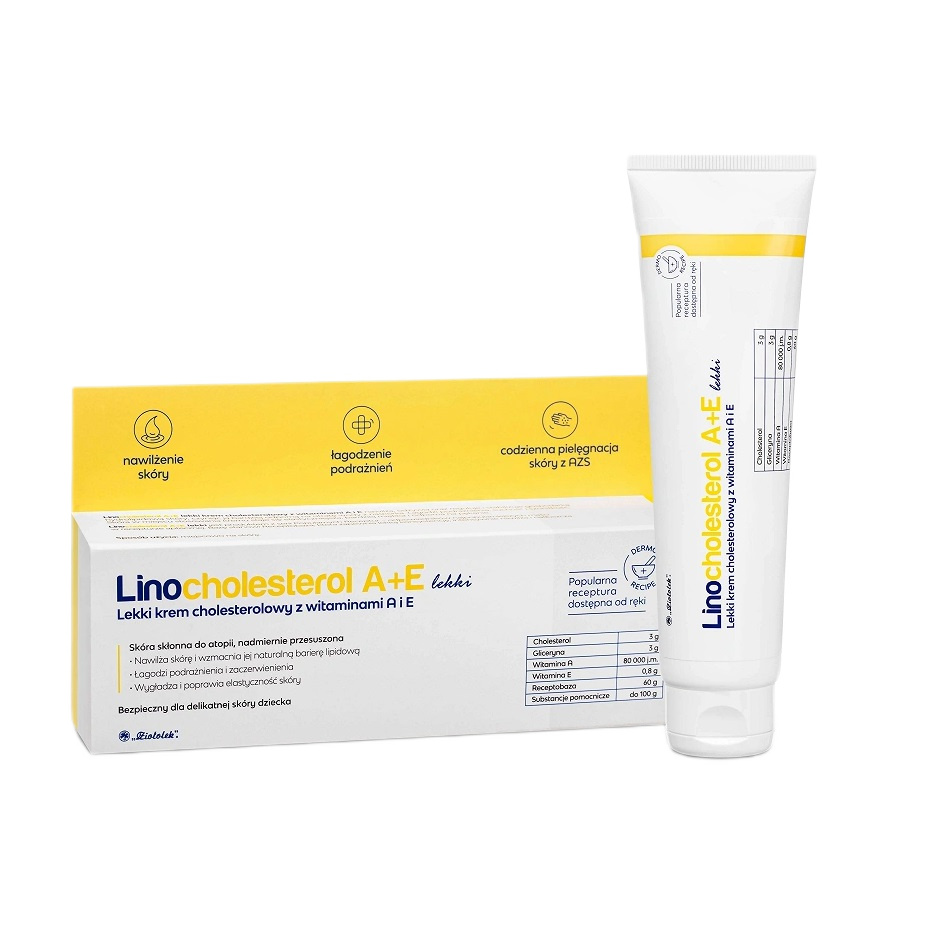 10426741760113706 Linocholesterol A+E lekki krem cholesterolowy z witaminami A i E 80g - obrazek 1