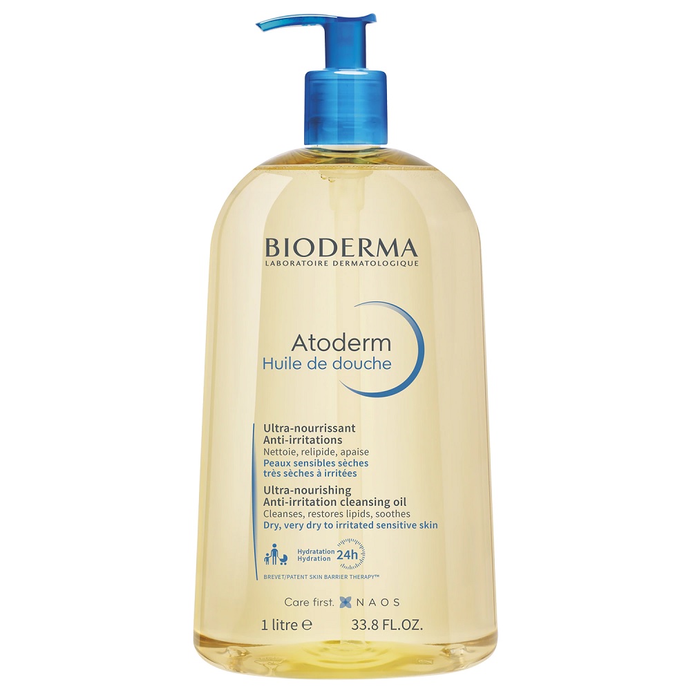 10444201636548126 Atoderm Huile De Douche nawilżający olejek do kąpieli i pod prysznic 1000ml - obrazek 1