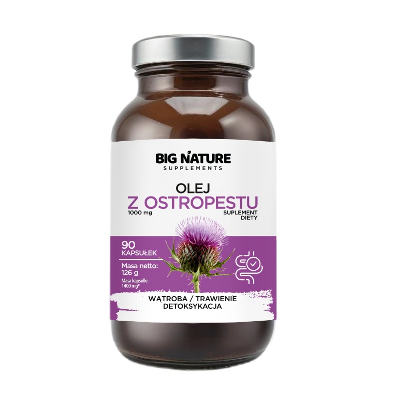 10449031763609847 Olej z ostropestu suplement diety 90 kapsułek - obrazek 1