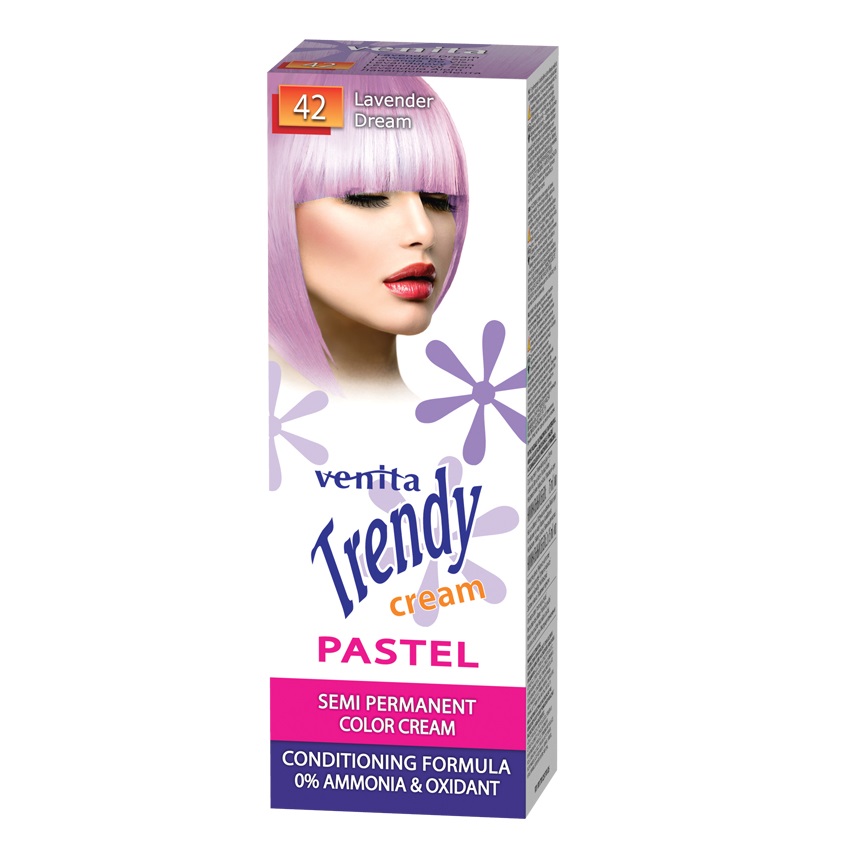 10506111677818835 Trendy Cream krem do koloryzacji włosów 42 Lavender Dream - obrazek 1