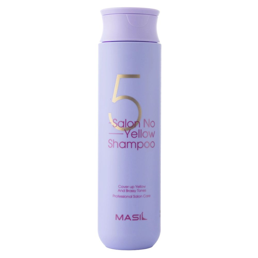 10518351751893493 5 Salon No Yellow Shampoo szampon tonujący do rozjaśnionych włosów 300ml - obrazek 1