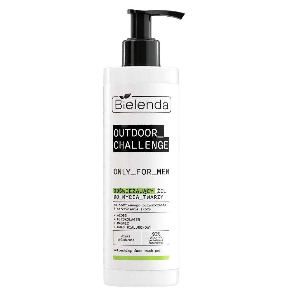 10543731728547858 Only For Men Outdoor Challenge odświeżający żel do mycia twarzy 190ml - obrazek 1