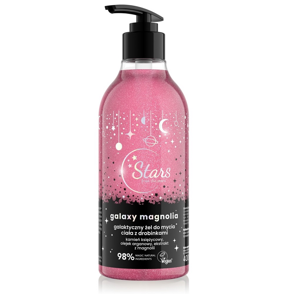10687651698136762 Galaxy Magnolia galaktyczny żel do mycia ciała z drobinkami 400ml - obrazek 1
