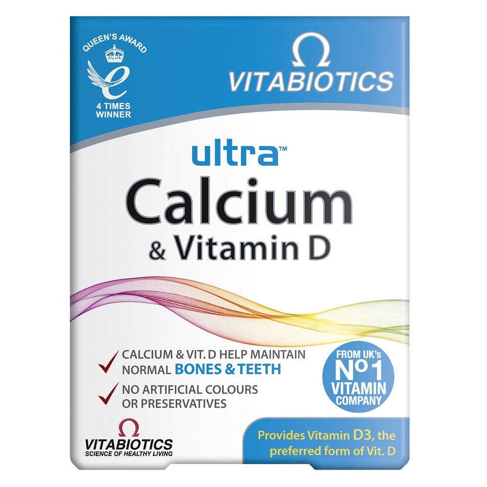 10713851731480106 Ultra Calcium & Vitamin D suplement diety 30 tabletek - obrazek 1