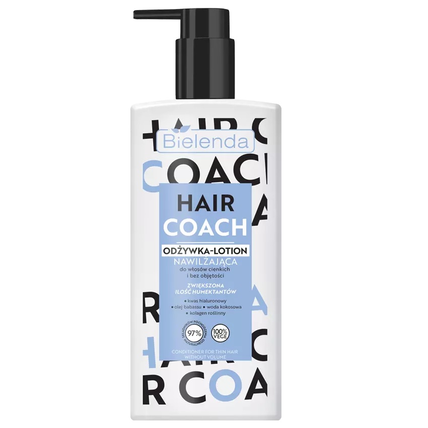 10719981688714678 Hair Coach nawilżająca odżywka-lotion do włosów cienkich i bez objętości 250ml - obrazek 1