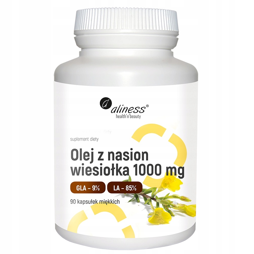 10726151763979328 Olej z nasion wiesiołka 9%/70% 1000mg suplement diety 90 kapsułek - obrazek 1