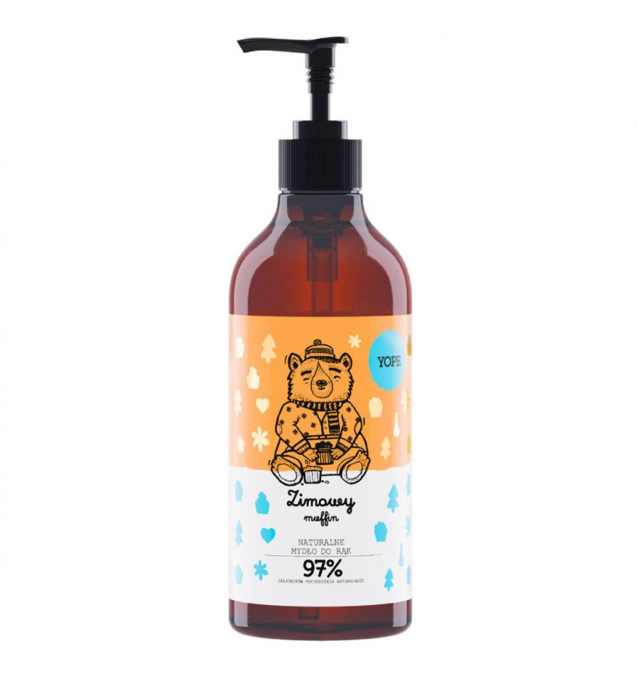 10741951636542311 Naturalne mydło do rąk Zimowy Muffin 500ml - obrazek 1
