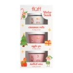 Winter Snack zestaw masło do ciała Grzane Wino 100ml + peeling do ciala Szarlotka 100ml + peeling do ciała Bułeczki Cynamonowe 100ml