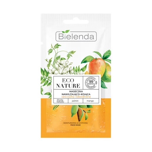 1079621650619160 Eco Nature maseczka nawilżająco-kojąca Śliwka Kakadu & Jaśmin & Mango 8g - obrazek 1