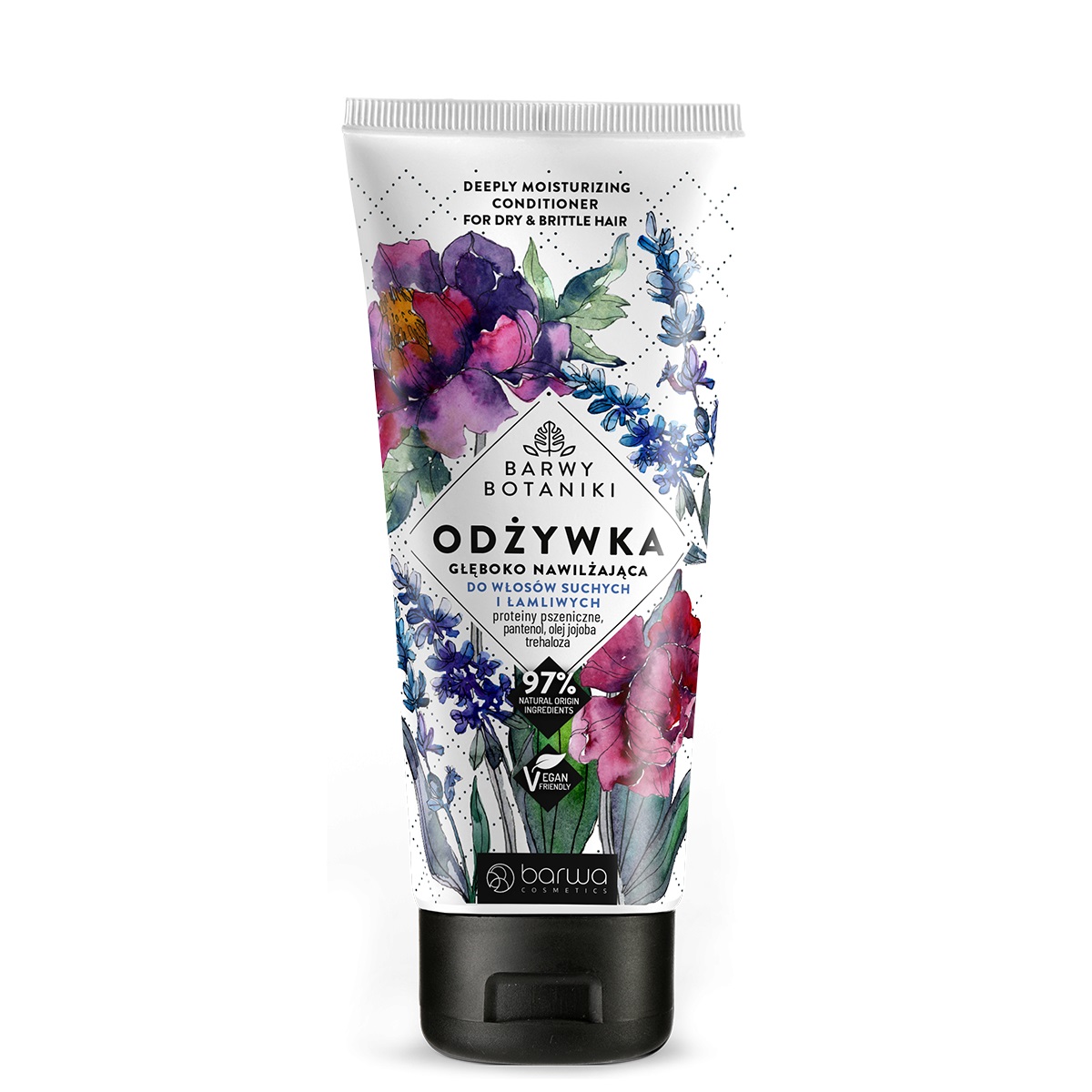 10849671678366936 Barwy Botaniki odżywka głęboko nawilżająca do włosów suchych i łamliwych 180ml - obrazek 1