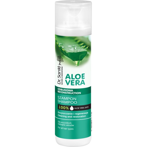 10985951678711659 Aloe Vera Shampoo odbudowujący szampon do wszystkich rodzajów włosów 250ml - obrazek 1