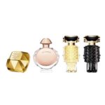 Miniature Gift Set zestaw Lady Million woda perfumowana 5ml + Olympea woda perfumowana 6ml + Fame woda perfumowana 4ml + Fame perfumy 4ml