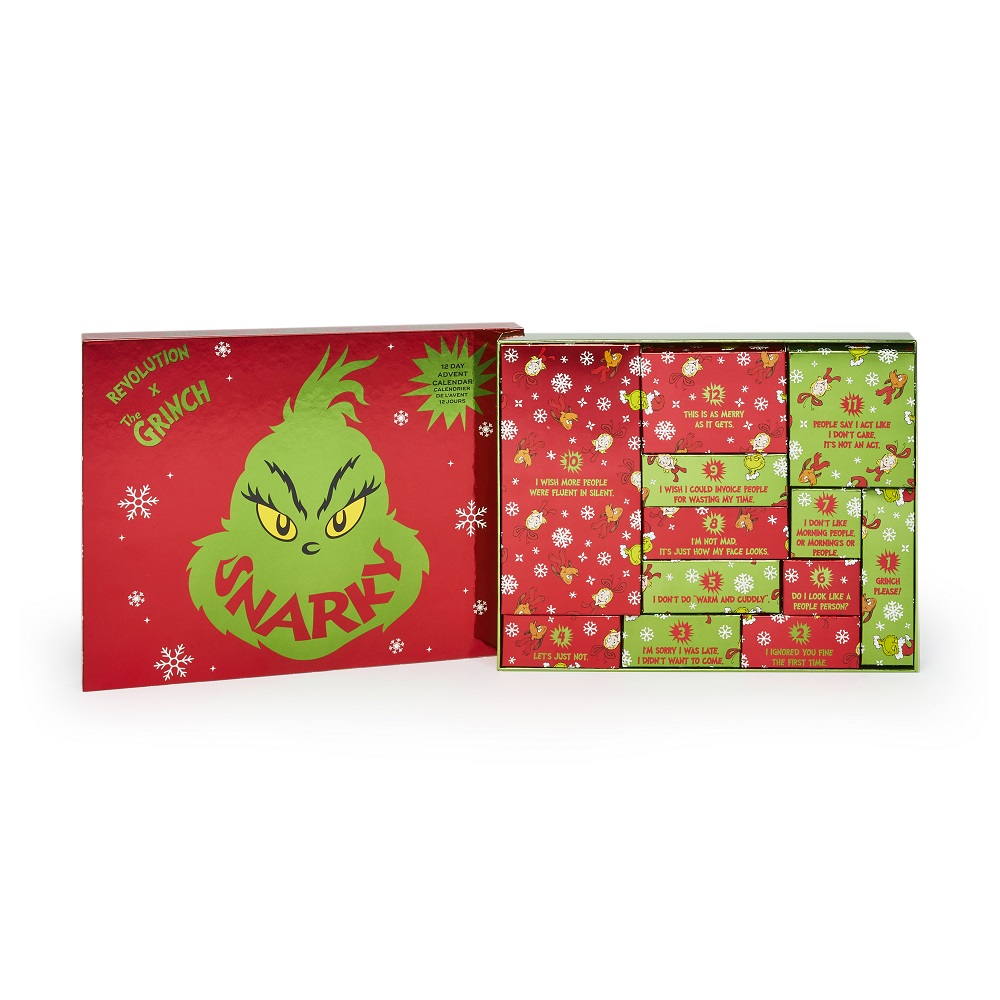 11035481669273946 The Grinch x Revolution 12 Days Advent Calendar kalendarz adwentowy 12szt - obrazek 1