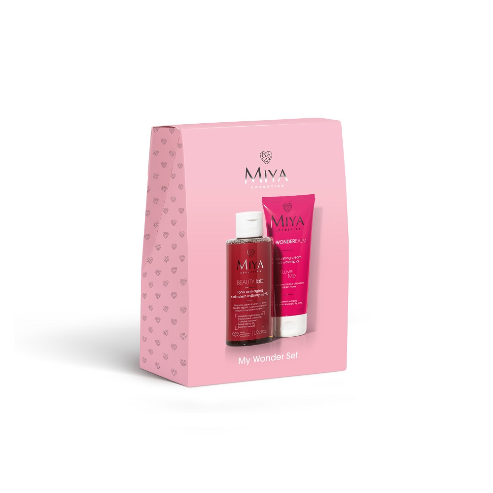 11214731666085516 My Wonder Set zestaw tonik z retinolem roślinnym 150ml + odżywczy krem do twarzy z olejkiem z róży 75ml - obrazek 1