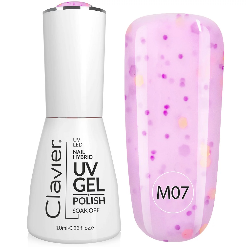 11224971697787996 Luxury Multi Flavours lakier hybrydowy do paznokci M07 Peach&Berry 10ml - obrazek 1