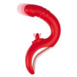 Drako wielofunkcyjny wibrator do intensywnej stymulacji Red