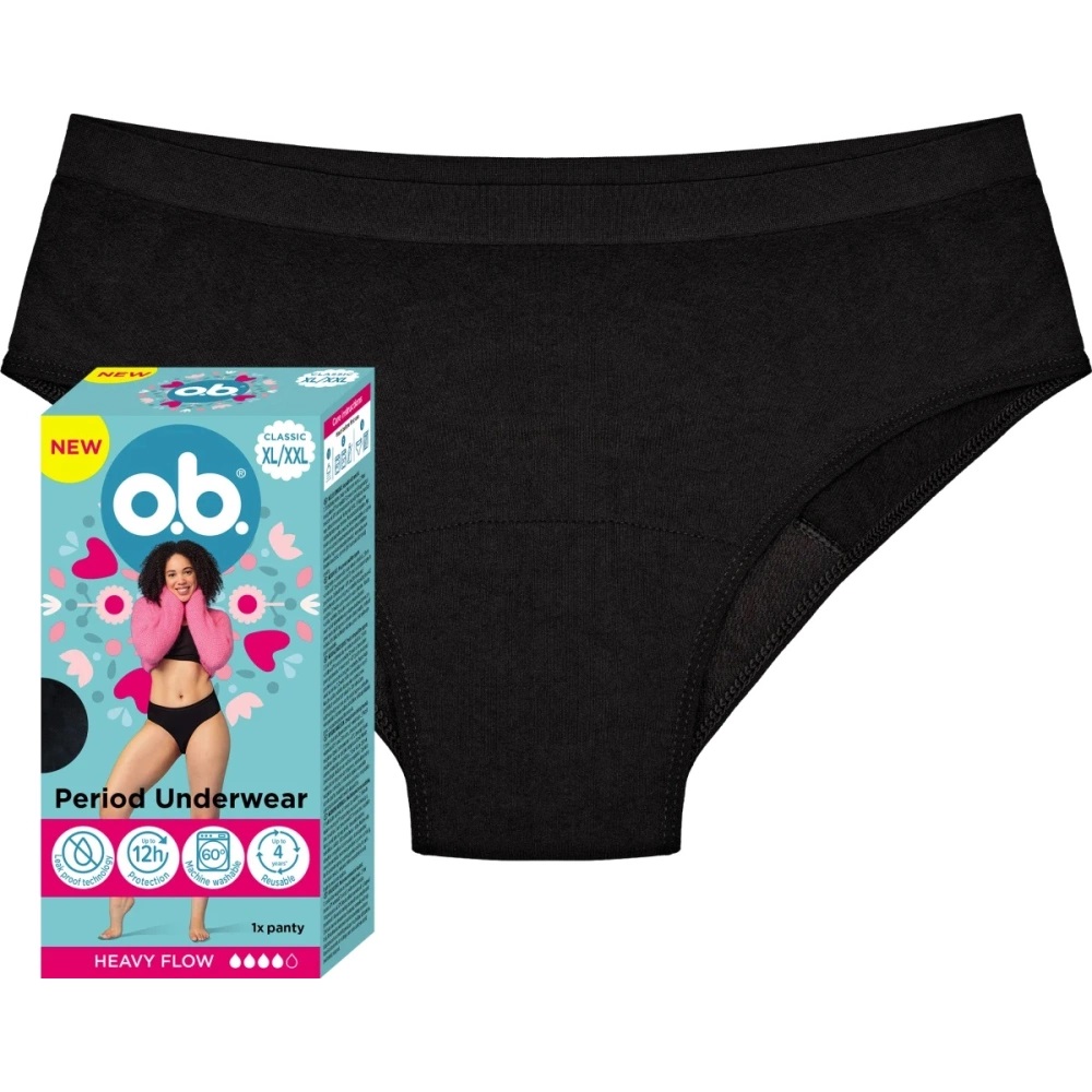 11310281768325632 Classic majtki menstruacyjne na obfite miesiączki XL/XXL 1szt. - obrazek 1