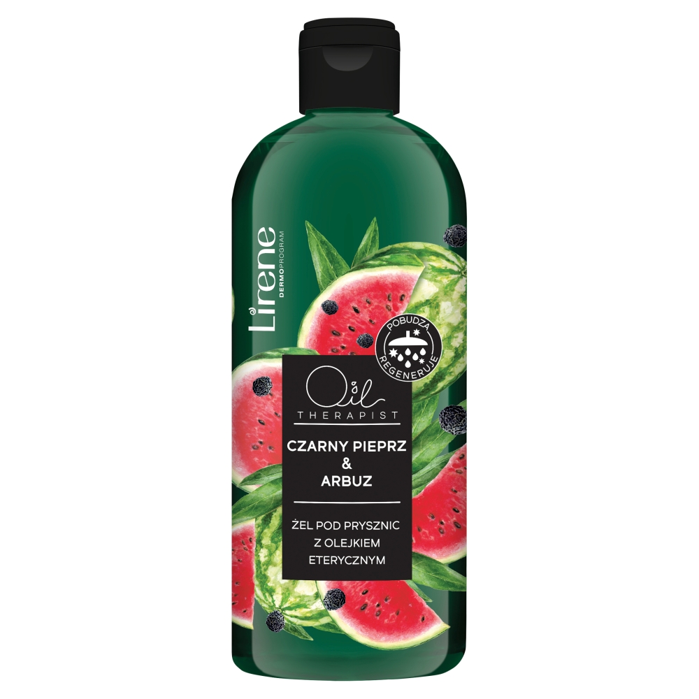 11326311637152244 Oil Therapist żel pod prysznic Czarny Pieprz & Arbuz 400ml - obrazek 1