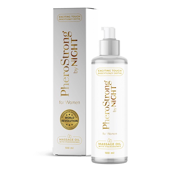 11326501638462850 By Night For Women Massage Oil With Pheromones olejek do masażu z feromonami 100ml - obrazek 1