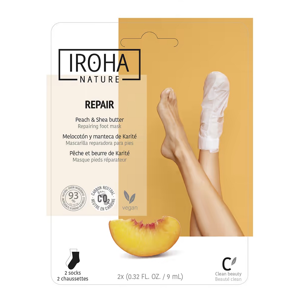 1139861667838917 Repair Foot Mask regenerująca maseczka do stóp w formie skarpet
Peach & Shea Butter 2x9ml - obrazek 1