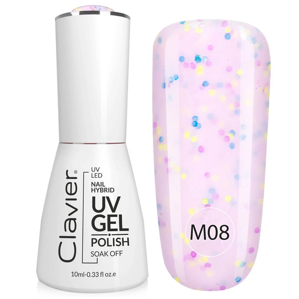 11443601697787888 Luxury Multi Flavours lakier hybrydowy do paznokci M08 Fruit 10ml - obrazek 1