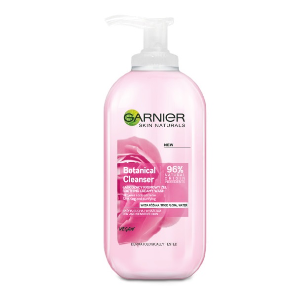 11523041581581596 Botanical Cleanser Soothing Creamy Wash łagodzący kremowy żel Woda Różana 200ml - obrazek 1
