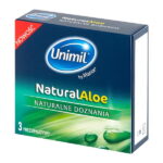 Natural Aloe lateksowe prezerwatywy 3szt