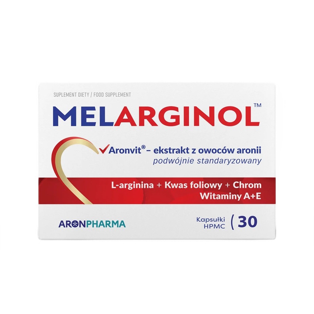 11637551762760940 Melarginol wsparcie układu krążenia i naczyń krwionośnych suplement diety 30 kapsułek - obrazek 1
