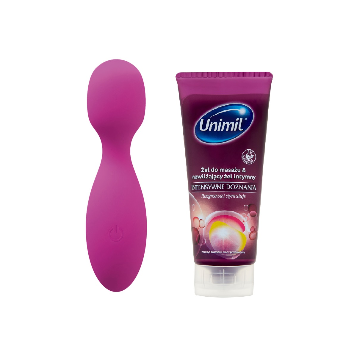 11692191664953805 Magic Wand wibrator do ciała i miejsc intymnych + nawilżający żel intymny Intensywne Doznania 200ml - obrazek 1