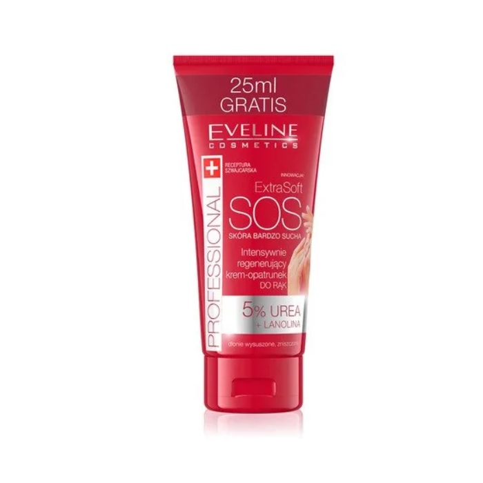 11743901582209074 Extra Soft SOS intensywnie regenerujący krem-opatrunek do rąk 5% urea + lanolina 100ml - obrazek 1